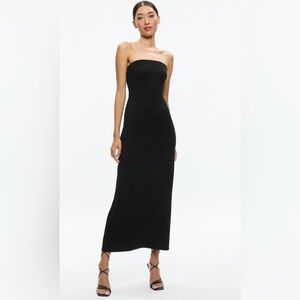 Alice + Olivia DELORA STRAPLESS MAXI DRESS